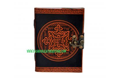 Handmade Leather Journal Note Book Blank Book Of Shadow Celtic Knot Dairy